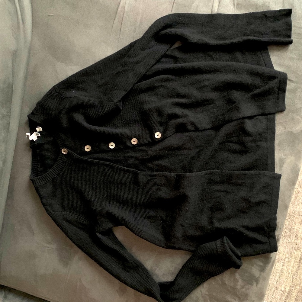 Vince Black Cashmere Cardigan